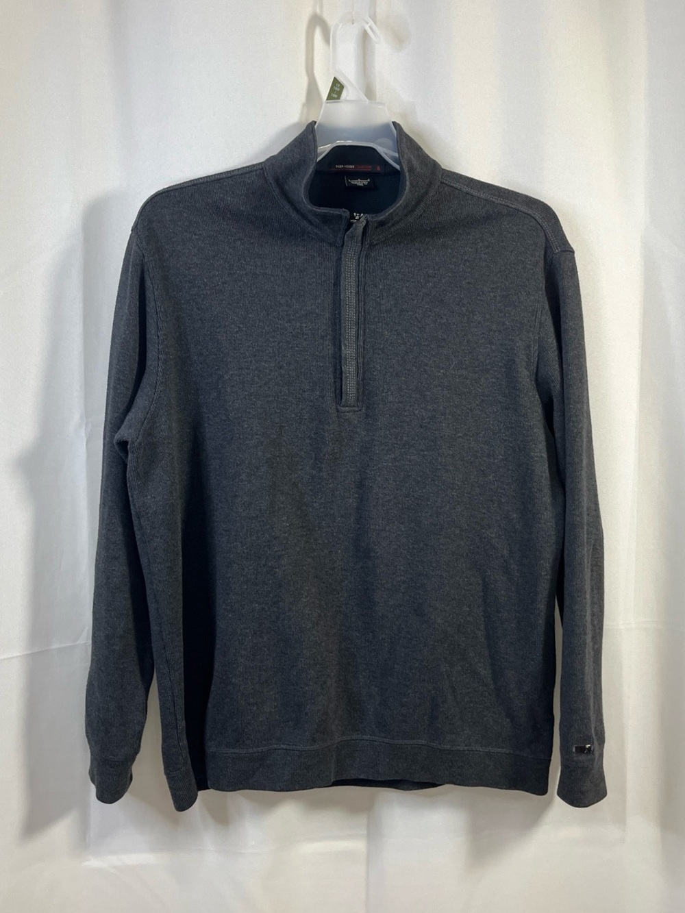 Men's Half-Zip Sweater - Charcoal